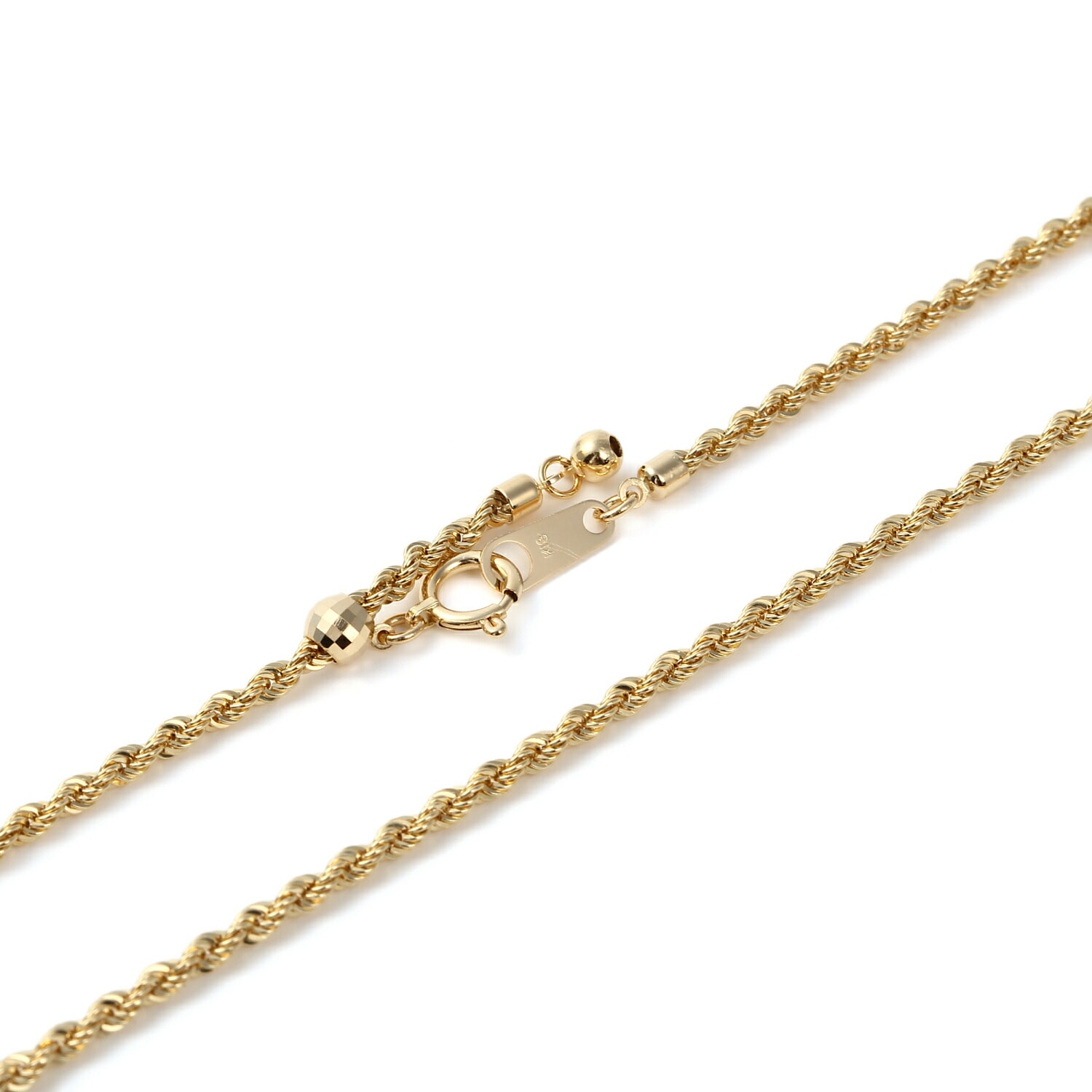 K18 ネックレス ロープ チェーン 60cm ゴールド レディース メンズ18金 18k 人気 プ