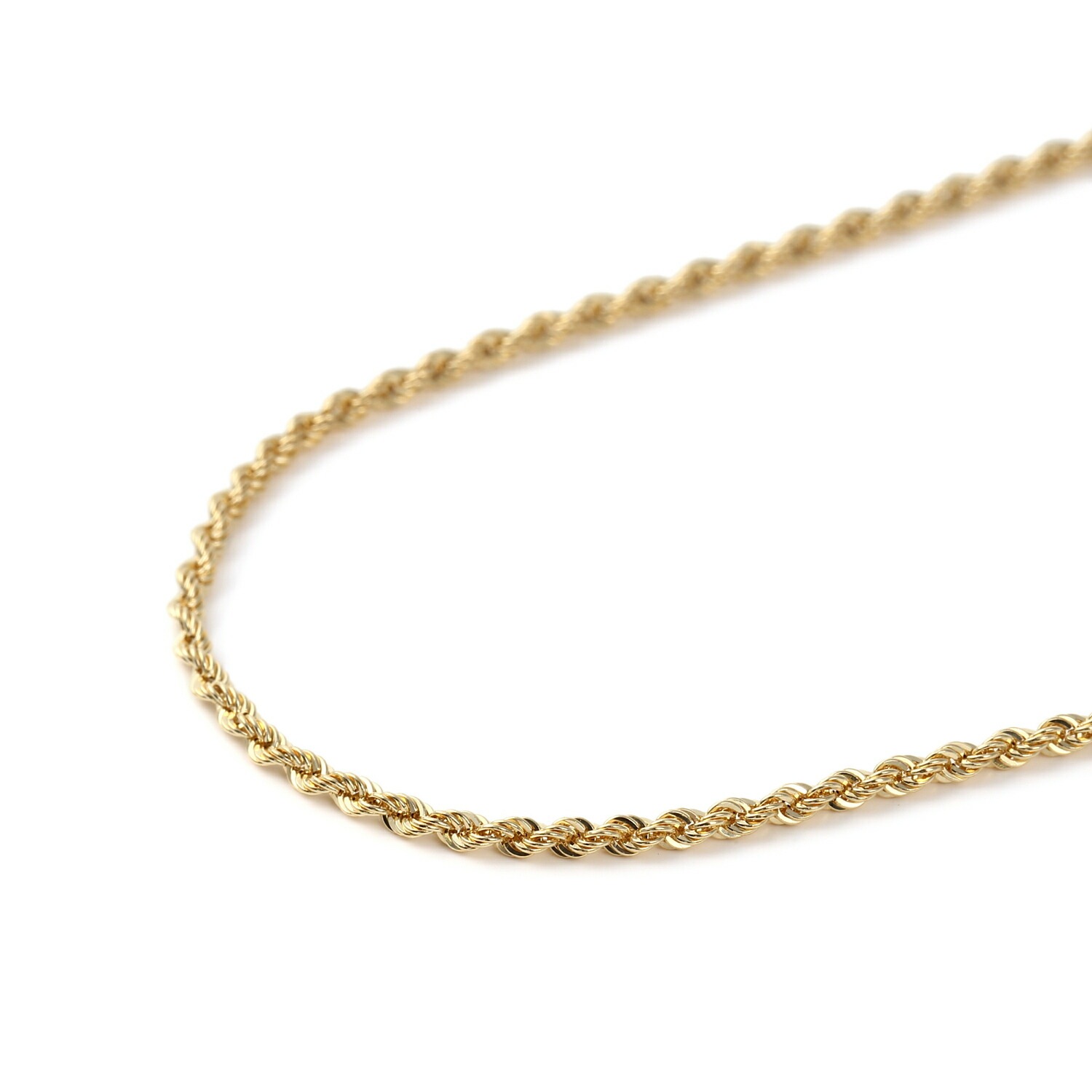 K18 ネックレス ロープ チェーン 60cm ゴールド レディース メンズ18金 18k 人気 プ