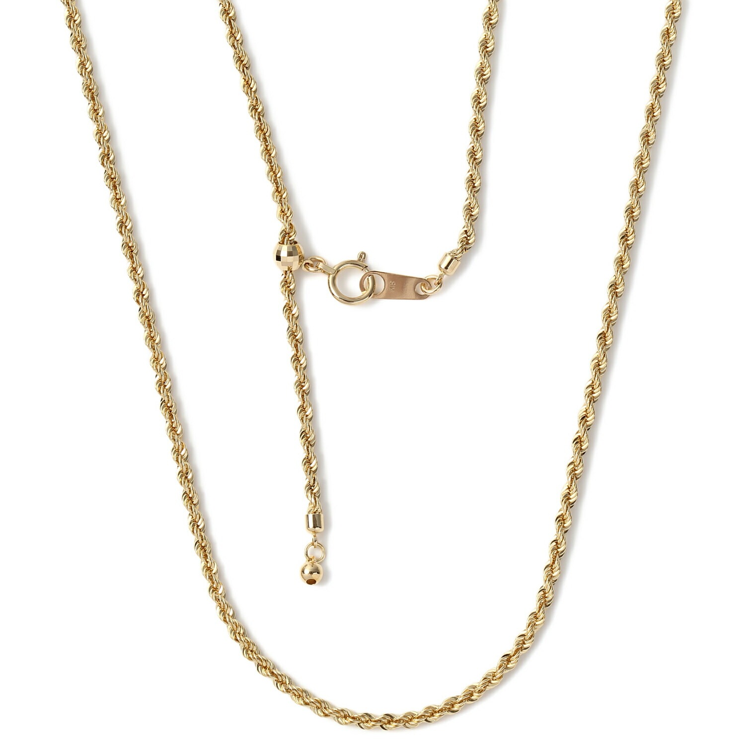 K18 ネックレス ロープ チェーン 60cm ゴールド レディース メンズ18金 18k 人気 プ