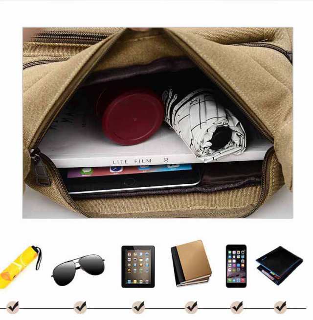 ショルダーバッグ カジュアルバッグ 斜めかけバッグ メッセンジャーバッグ 帆布 メンズ レディース 収納力 実用性 旅行 カバン ショルダーバッグ カジュアルバッグ 斜めかけバッグ メッセンジャーバッグ 帆布 メンズ レディース 収納力 実用性 旅行 カバン