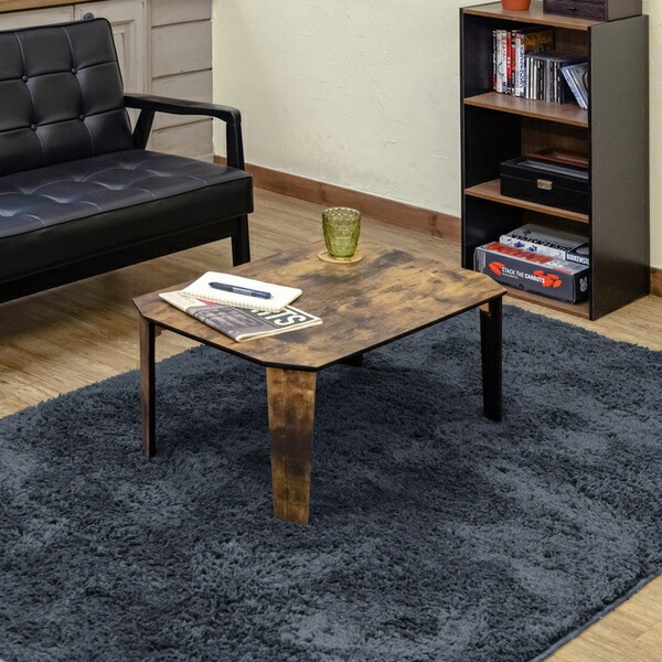 折脚テーブル 幅70x奥行50cm ヴィンテージブラウン(VBR) 折脚テーブル 幅70x奥行50cm ヴィンテージブラウン(VBR)