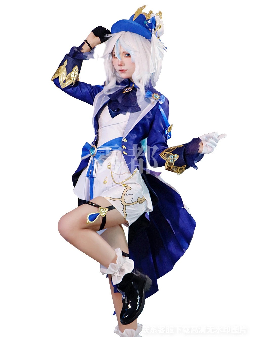 水神 芙宁娜 セットアップ Genshin コスプレ Furina 原神 フリーナイベント用品 変装 仮装