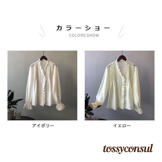 特別仕様ブラウス 長袖 レディース フリルブラウス レトロ Vネック プリーツブラウス ゆったり 長袖シャツ おしゃれ 長袖ブラウス 前開き バレンタイン プレゼント 新生活 特別仕様ブラウス 長袖 レディース フリルブラウス レトロ Vネック プリーツブラウス ゆったり 長袖シャツ おしゃれ 長袖ブラウス 前開き バレンタイン プレゼント 新生活