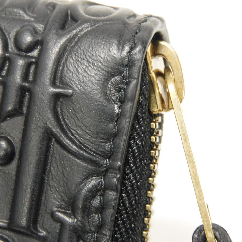 【中古】 コインケース カードケース コンパートメント ラウンドファスナー オブリーク エンボス ロゴ コインパース トロッター 【中古】 コインケース カードケース コンパートメント ラウンドファスナー オブリーク エンボス ロゴ コインパース トロッター