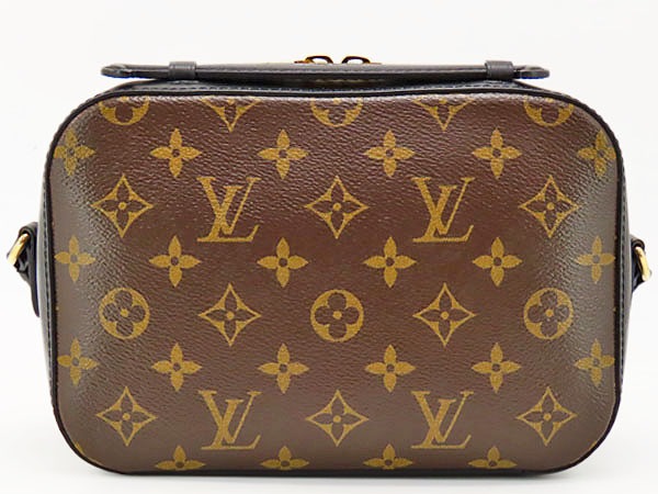 ほぼ新品ルイヴィトンモノグラムサントンジュ斜め掛けショルダーバッグハンドバッグショルダーポーチタッセルブラックM43555 ほぼ新品ルイヴィトンモノグラムサントンジュ斜め掛けショルダーバッグハンドバッグショルダーポーチタッセルブラックM43555