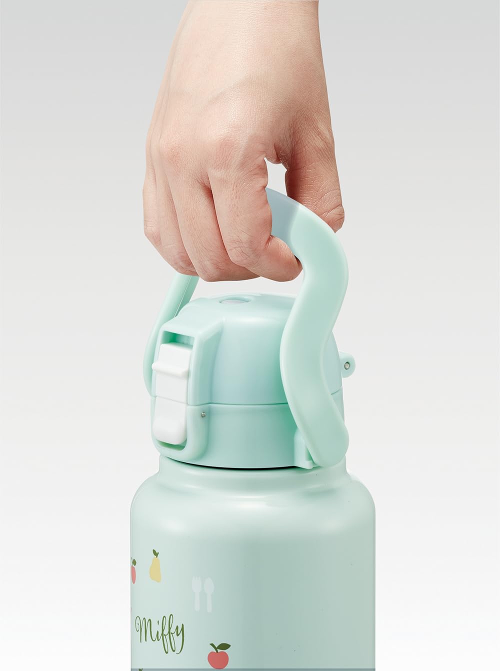 スケーター(Skater) ハンドル付 ステンレス ダイレクトボトル 1000ml 水筒 マグボトル ミッフィー STD10H-A