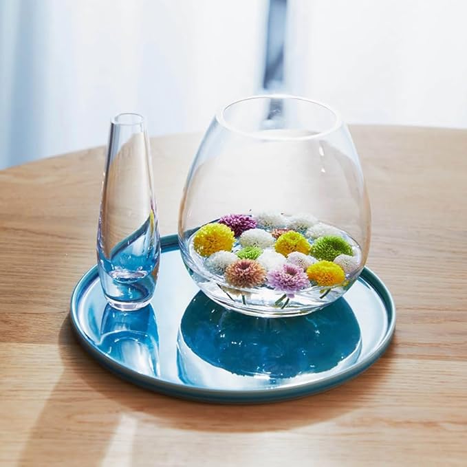 フラワーベース(花器) クリア 高さ17cm