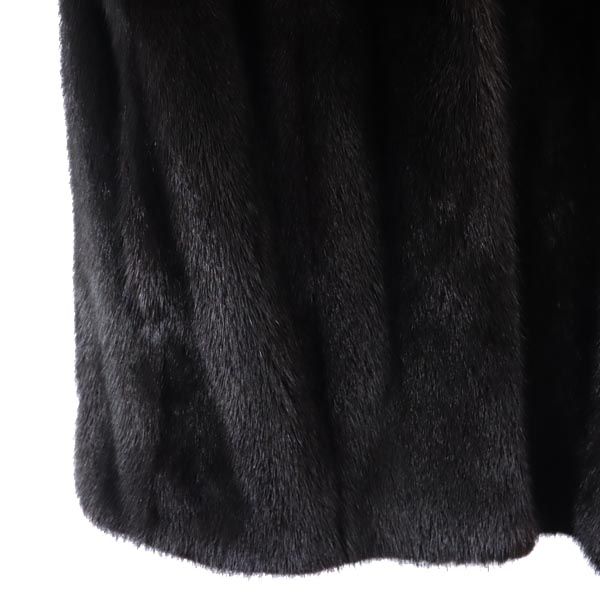 サガミンク 長袖 毛皮 ファーコート 11 ブラウン系 SAGA MINK レディース