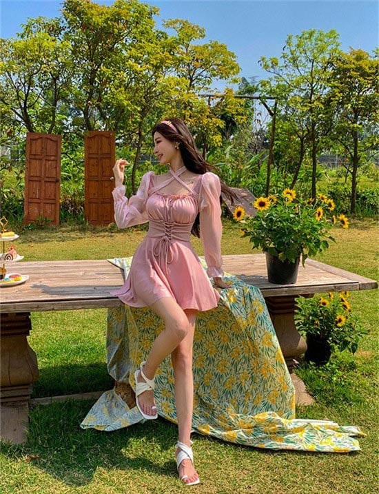 ワンピース水着 体型カバー水着 袖シフォンAラインワンピース水着 大きいサイズ レディース オールインワン セクシー ぽっちゃり 二の腕 カバーアップ 6L 5L 4L 3L LL 2L L M女性 ワンピース水着 体型カバー水着 袖シフォンAラインワンピース水着 大きいサイズ レディース オールインワン セクシー ぽっちゃり 二の腕 カバーアップ 6L 5L 4L 3L LL 2L L M女性