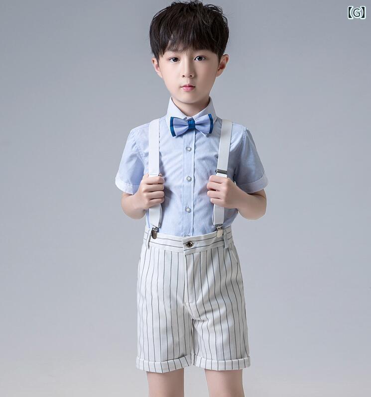 キッズ フォーマル スーツ ジュニア ファッション 男の子 夏 スーツ フラワーボーイ セットアップ 発表会 パフォーマンス 服 ブリティッシュ ステージ 衣装