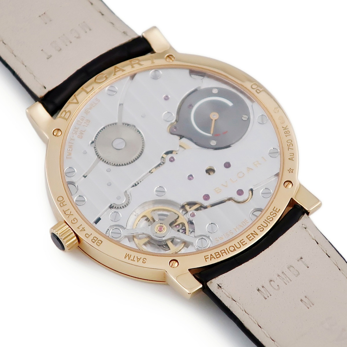 ブルガリブルガリ 102505 BBP41GXTRO 手巻き メンズ K18PG無垢 グレー 3年保証 ブルガリブルガリ 102505 BBP41GXTRO 手巻き メンズ K18PG無垢 グレー 3年保証