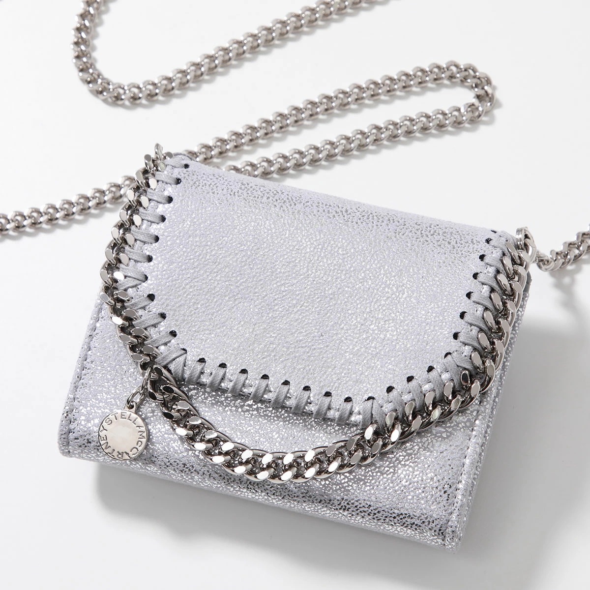 STELLA McCARTNEY ステラマッカートニー チェーンウォレット Falabella ファラベラ 7B0060 WP0301 レディース ミニ財布 8101/SILVER