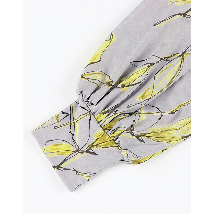 ワコール Wacoal ワコールカルソン フラワー柄プリント 長袖 (M・Lサイズ) Tブラウス アウター トップス ギフト EKN526 【S】