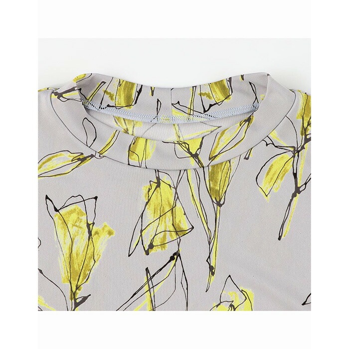 ワコール Wacoal ワコールカルソン フラワー柄プリント 長袖 (M・Lサイズ) Tブラウス アウター トップス ギフト EKN526 【S】