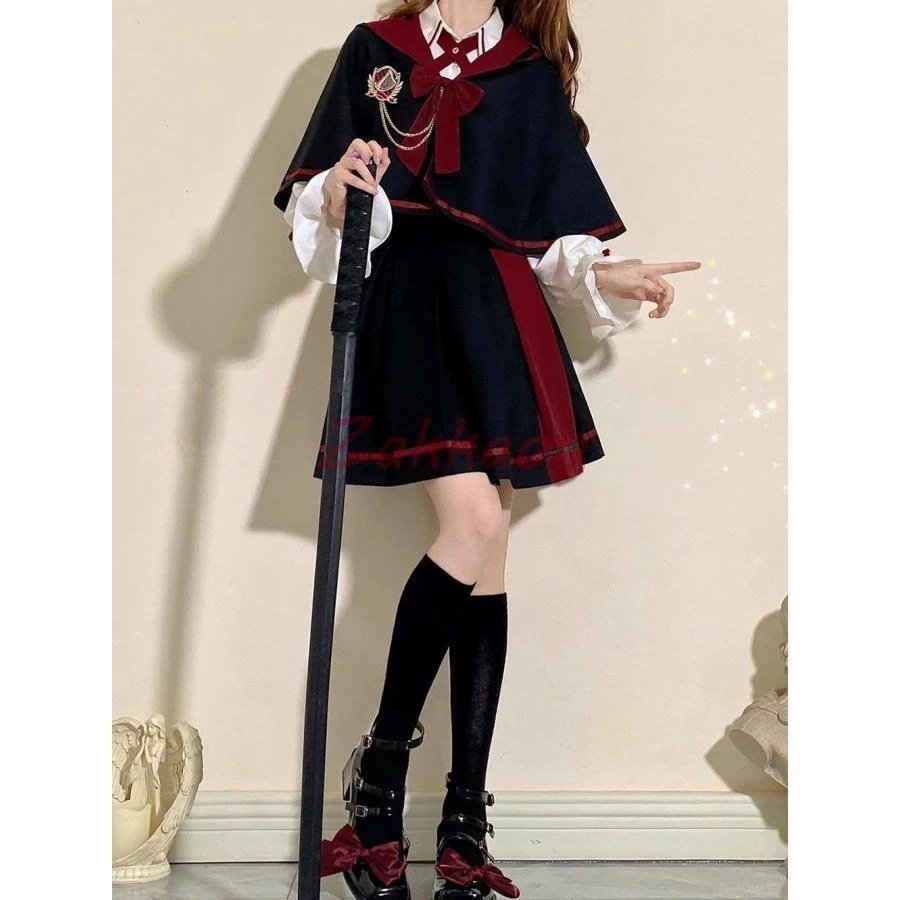 ロリータ ゴスロリ コスプレ コスチューム 衣装 仮装 ローブ+ブラウス+スカート3点セット ハリーポッター コスプレjk 制服 イベント 仮装迅速な出荷 ロリータ ゴスロリ コスプレ コスチューム 衣装 仮装 ローブ+ブラウス+スカート3点セット ハリーポッター コスプレjk 制服 イベント 仮装迅速な出荷