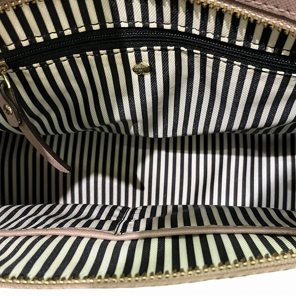 ケイト・スペード ライトパープル PVC バッグ ハンドバッグ ショルダーバッグ レディース【中古】