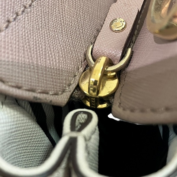 ケイト・スペード ライトパープル PVC バッグ ハンドバッグ ショルダーバッグ レディース【中古】