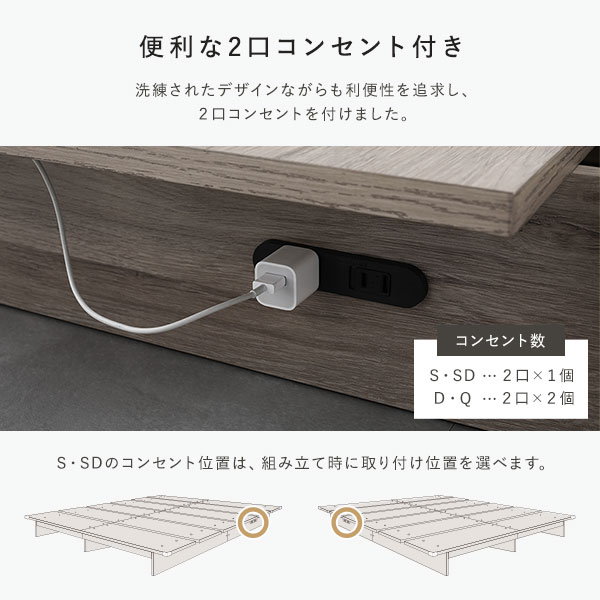 Qoo10] ステージベッド クイーン ベッドフレーム