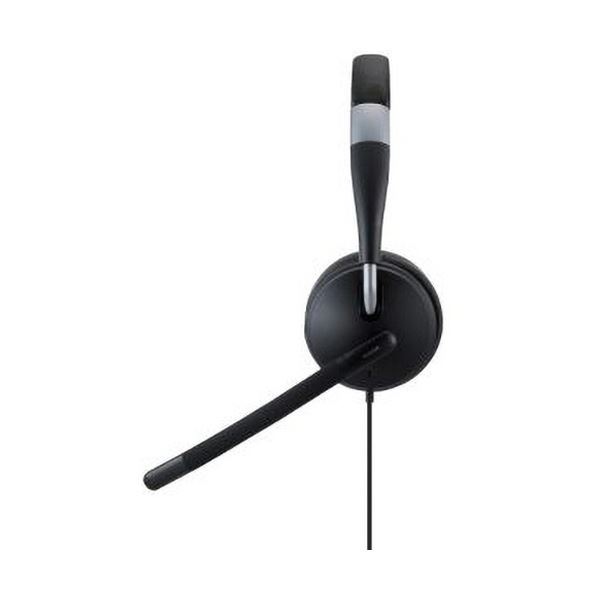 エレコム デュアルマイクノイズリダクション有線ヘッドセット ブラック HS-HP101UNCBK 1個