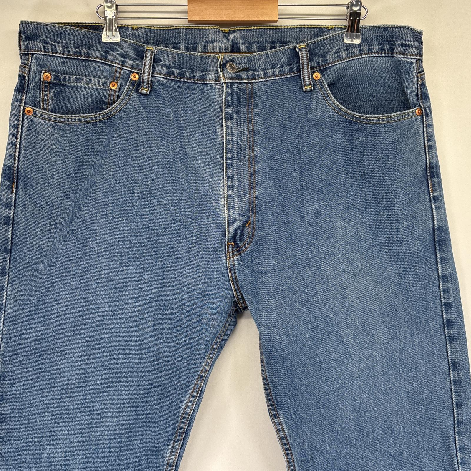 古着 デニムパンツ 505 ストレート ジーンズ ジーパン 5ポケット 長ズボン 大きいサイズ w42 L30 ブルー メンズ 古着 デニムパンツ 505 ストレート ジーンズ ジーパン 5ポケット 長ズボン 大きいサイズ w42 L30 ブルー メンズ