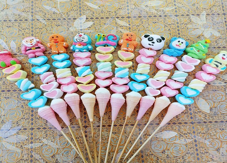 漫画マシュマロ串子供用スナックキャンディースクールスナック 誕生日プレゼント