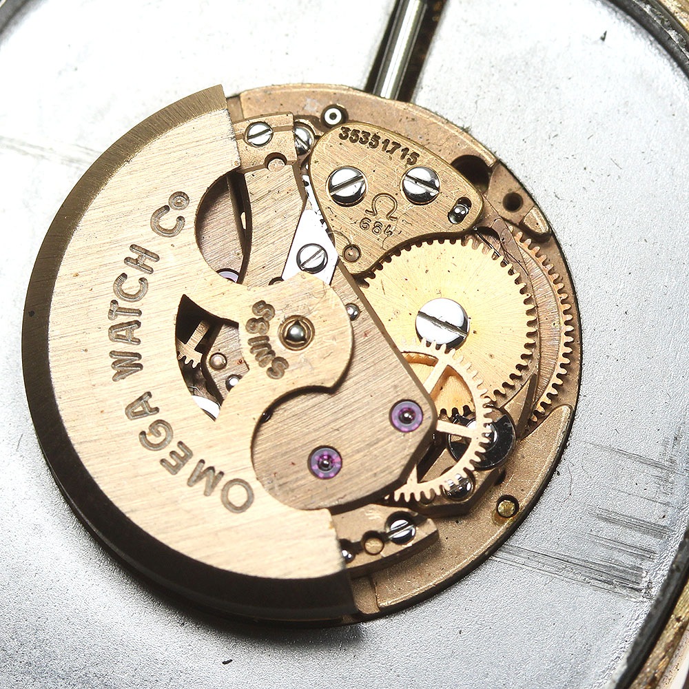 訳あり オメガ OMEGA MD151.777 デビル スクエア cal.684 ヴィンテージ 自動巻き メンズ _810138【中古】