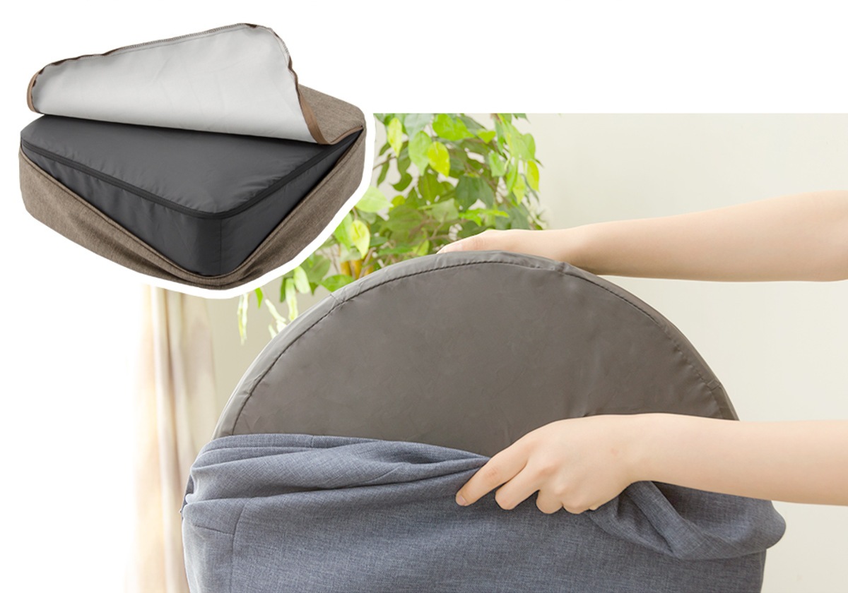 カバーが洗えるクッション ダリアン生地 ラウンド 低反発ウレタン 日本製 クッション 低反発 円 座布団 直径48cm フロアクッション 極厚 厚さ16cm おしゃれ 長時間 痛くなりにくい カバーが洗えるクッション ダリアン生地 ラウンド 低反発ウレタン 日本製 クッション 低反発 円 座布団 直径48cm フロアクッション 極厚 厚さ16cm おしゃれ 長時間 痛くなりにくい