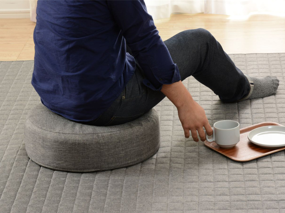 カバーが洗えるクッション ダリアン生地 ラウンド 低反発ウレタン 日本製 クッション 低反発 円 座布団 直径48cm フロアクッション 極厚 厚さ16cm おしゃれ 長時間 痛くなりにくい カバーが洗えるクッション ダリアン生地 ラウンド 低反発ウレタン 日本製 クッション 低反発 円 座布団 直径48cm フロアクッション 極厚 厚さ16cm おしゃれ 長時間 痛くなりにくい