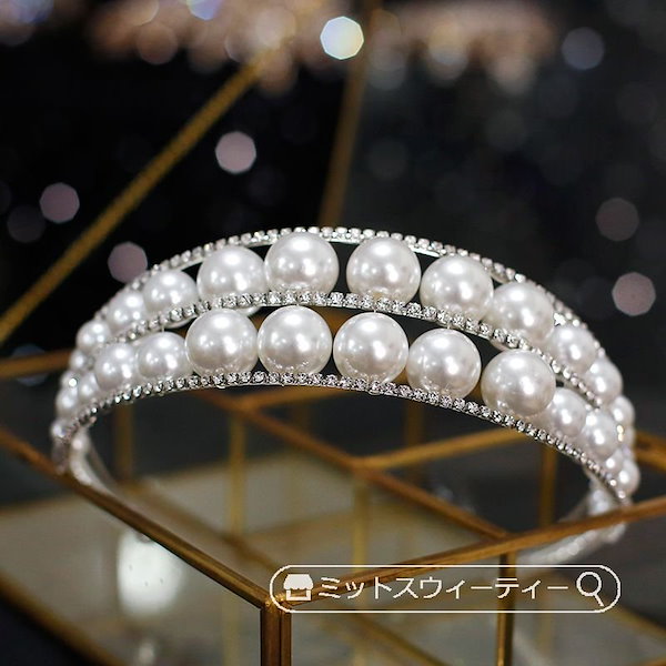 Qoo10] ウエディング カチューシャ ベール パー