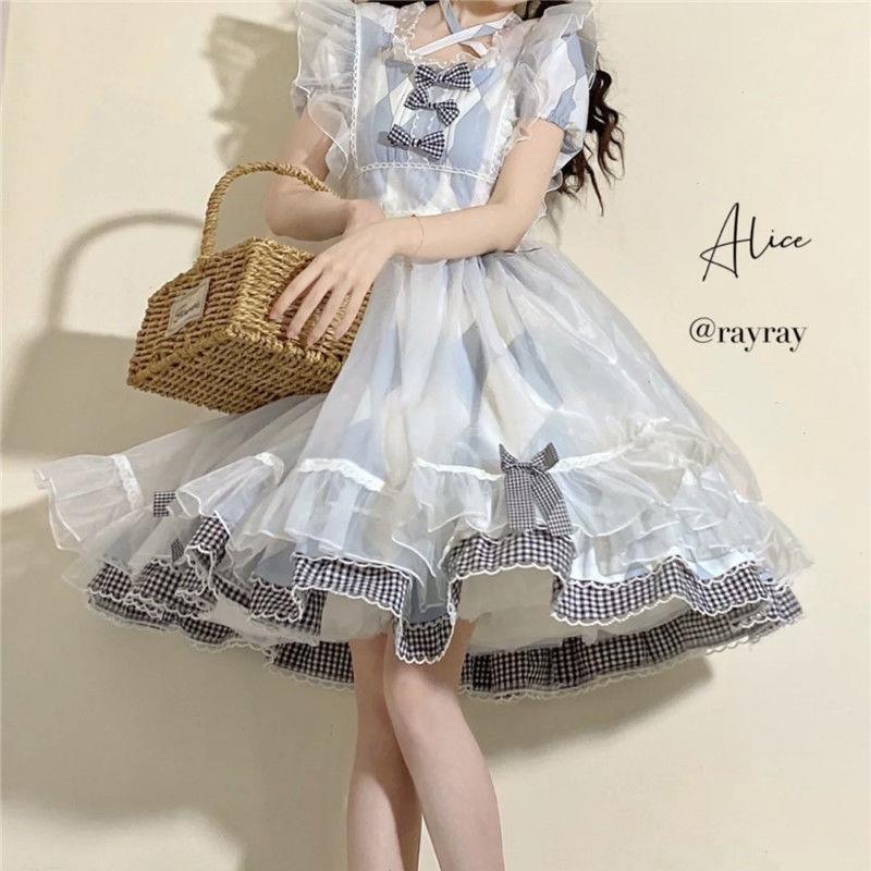 ロリータ服 ライトブルー アリス 半袖 コスプレ ワンピース ロリータコスプレ衣装 病みかわ 量産型系 仮装 レデ ィース セクシー 衣装 可愛い ロリータ服 ライトブルー アリス 半袖 コスプレ ワンピース ロリータコスプレ衣装 病みかわ 量産型系 仮装 レデ ィース セクシー 衣装 可愛い