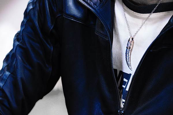 マリア グアダルーペの聖母 牙 爪 十字架 クロス ゴールド シルバー925 ペンダント ネックレス