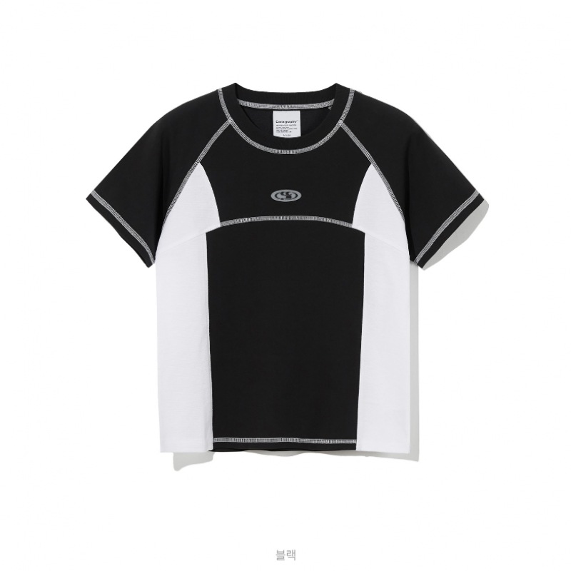 CODEGERY (女性) ユーティリティラウンドインシジョンショートスリーブ Tシャツ_2COLOR CODEGERY (女性) ユーティリティラウンドインシジョンショートスリーブ Tシャツ_2COLOR