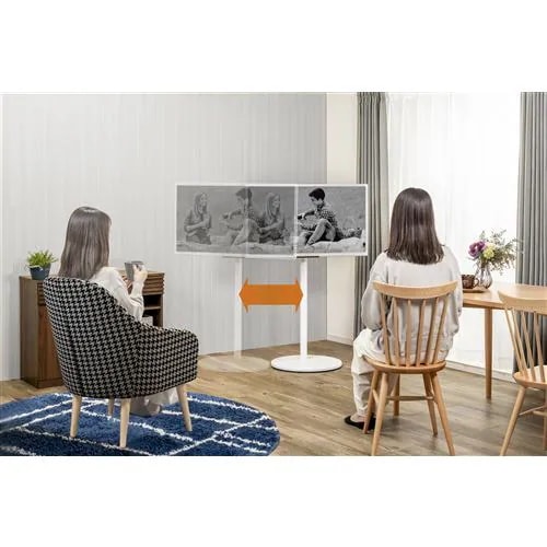 ヤマダセレクト YTS2443JKW テレビスタンド ムービングフラミンゴ ホワイト