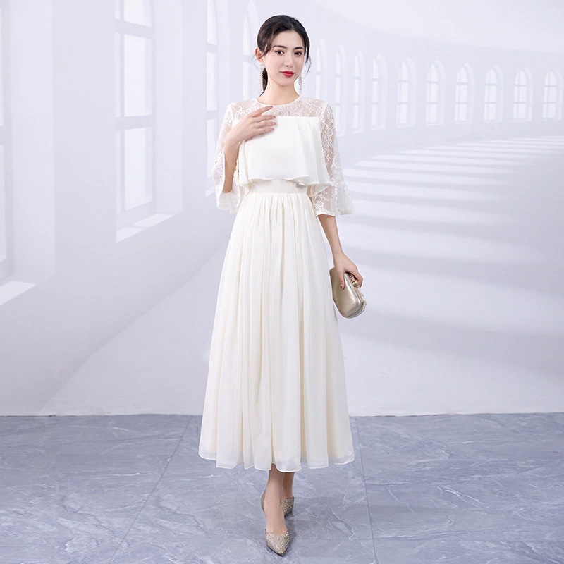 マキシスカート 韓国ファッション ワンピース パーティードレス きれいめ結婚式ドレスオケージョンレディースロングワンピース大人発表会ロング丈ワンピブラックパーティードレスロングドレスレース袖ママロング マキシスカート 韓国ファッション ワンピース パーティードレス きれいめ結婚式ドレスオケージョンレディースロングワンピース大人発表会ロング丈ワンピブラックパーティードレスロングドレスレース袖ママロング