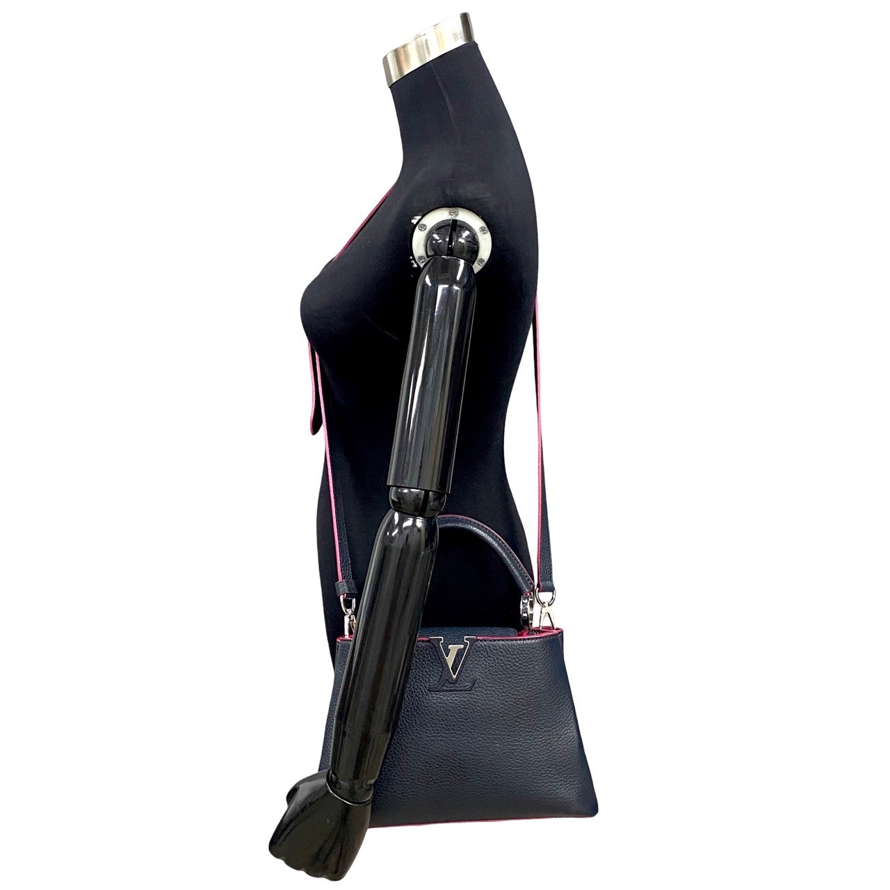 カプシーヌBBショルダーバッグ レザー ブラック -4806 カプシーヌBBショルダーバッグ レザー ブラック -4806