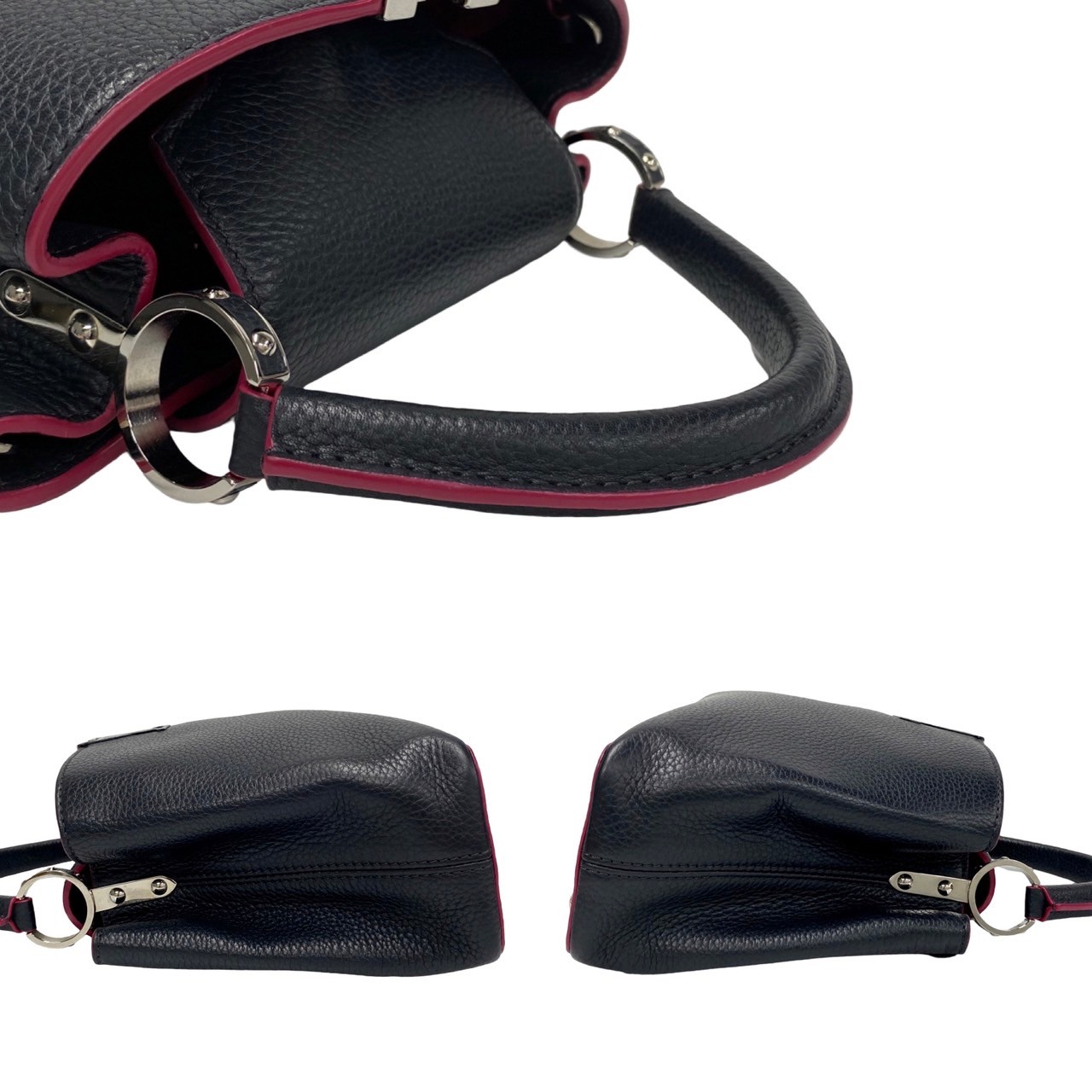 カプシーヌBBショルダーバッグ レザー ブラック -4806 カプシーヌBBショルダーバッグ レザー ブラック -4806