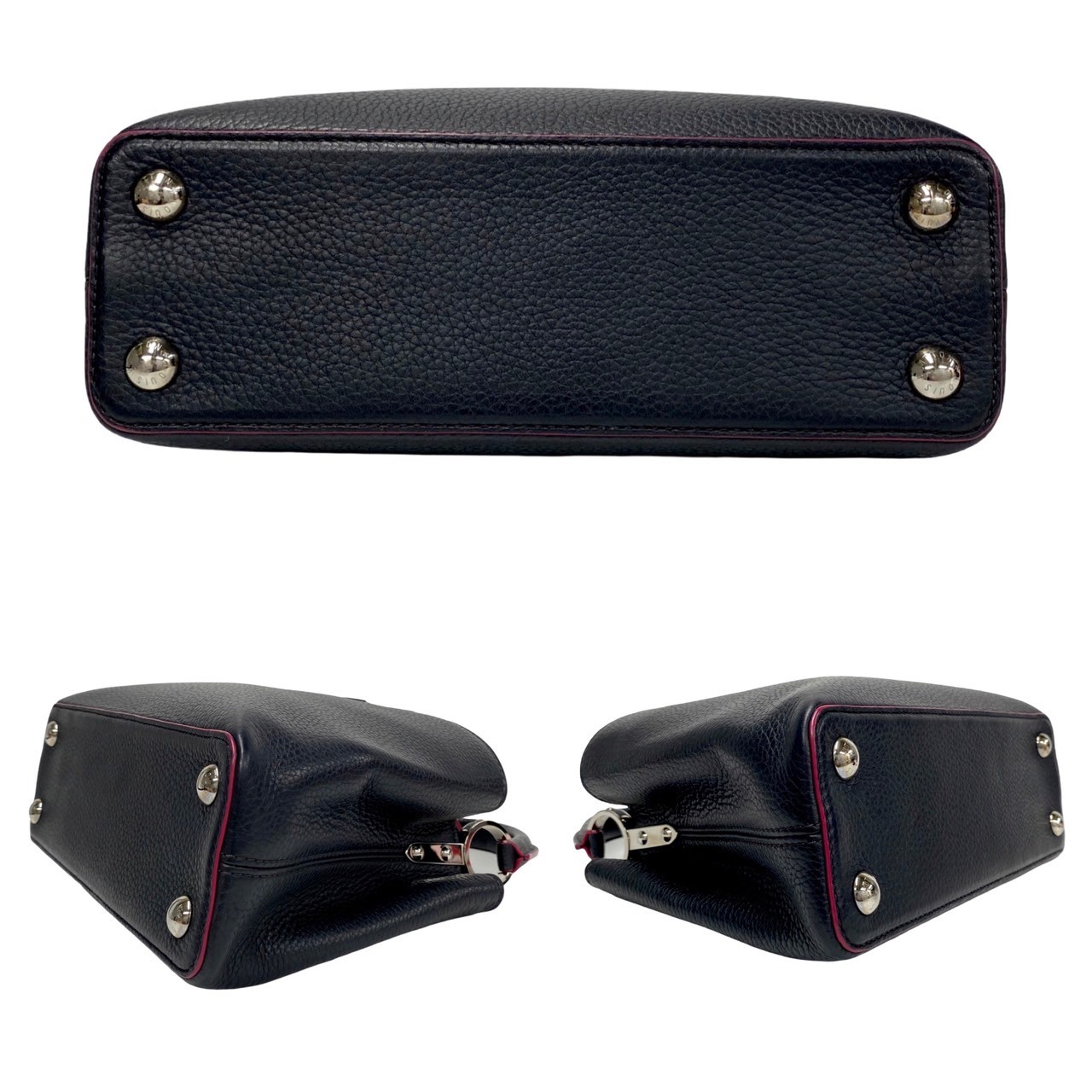 カプシーヌBBショルダーバッグ レザー ブラック -4806 カプシーヌBBショルダーバッグ レザー ブラック -4806