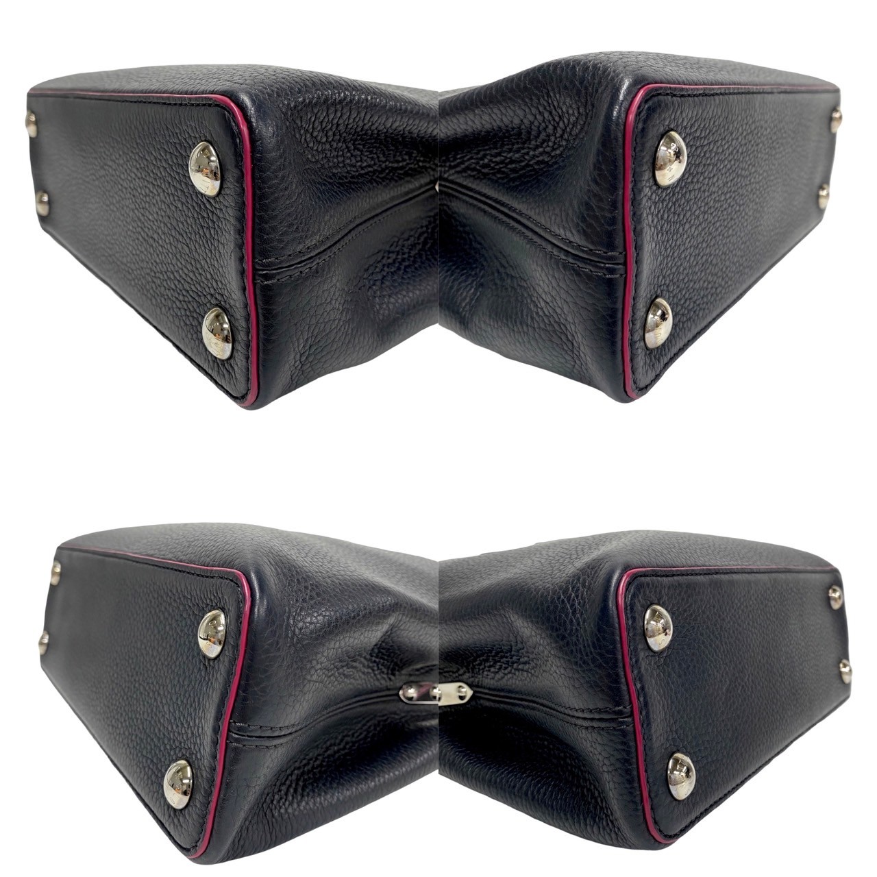 カプシーヌBBショルダーバッグ レザー ブラック -4806 カプシーヌBBショルダーバッグ レザー ブラック -4806