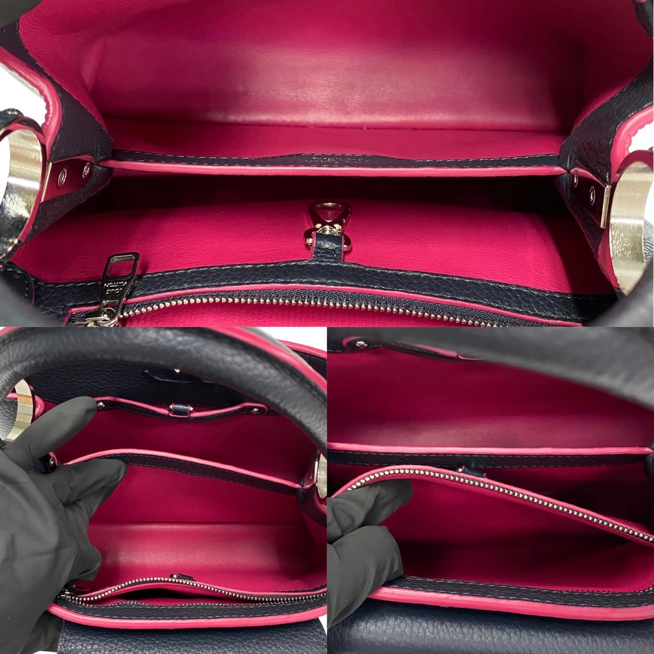 カプシーヌBBショルダーバッグ レザー ブラック -4806 カプシーヌBBショルダーバッグ レザー ブラック -4806