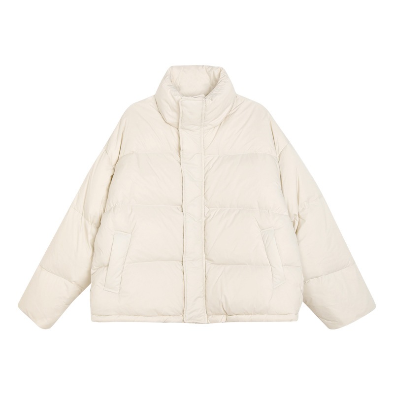 女性のための白いショートダウンジャケット2024新しい韓国スタイルのホワイトダックダウン肥厚スリムスタンドカラー小さな冬コート 女性のための白いショートダウンジャケット2024新しい韓国スタイルのホワイトダックダウン肥厚スリムスタンドカラー小さな冬コート