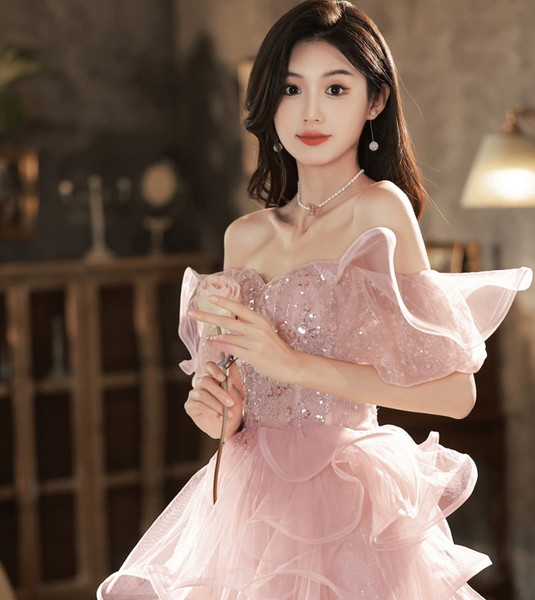 希少アイテムウェディングドレス カラードレス 演奏会 ピンクドレス 前撮りドレス 花嫁 二次会 お色直しドレス フォトウェディング プリンセスドレス オフショルドレス かわいい セルフ 韓国 オフショ 希少アイテムウェディングドレス カラードレス 演奏会 ピンクドレス 前撮りドレス 花嫁 二次会 お色直しドレス フォトウェディング プリンセスドレス オフショルドレス かわいい セルフ 韓国 オフショ