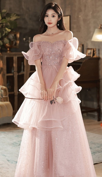 希少アイテムウェディングドレス カラードレス 演奏会 ピンクドレス 前撮りドレス 花嫁 二次会 お色直しドレス フォトウェディング プリンセスドレス オフショルドレス かわいい セルフ 韓国 オフショ 希少アイテムウェディングドレス カラードレス 演奏会 ピンクドレス 前撮りドレス 花嫁 二次会 お色直しドレス フォトウェディング プリンセスドレス オフショルドレス かわいい セルフ 韓国 オフショ