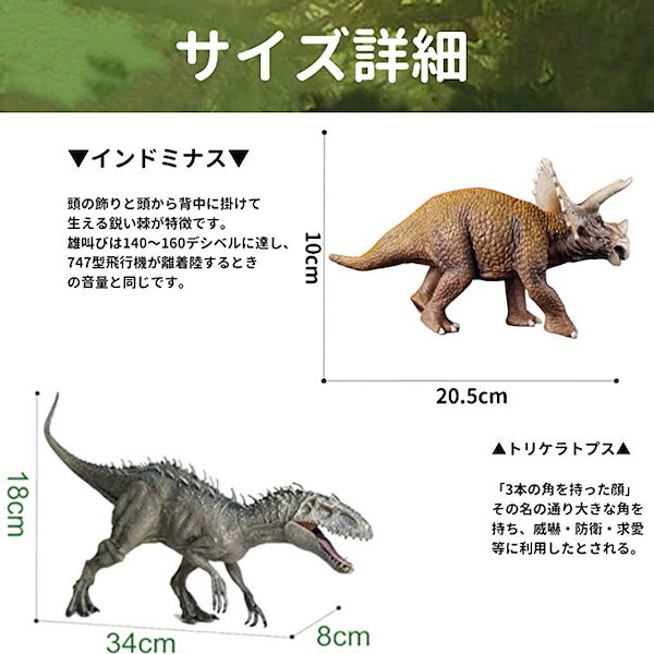Qoo10] 恐竜 おもちゃ フィギュア セット イン