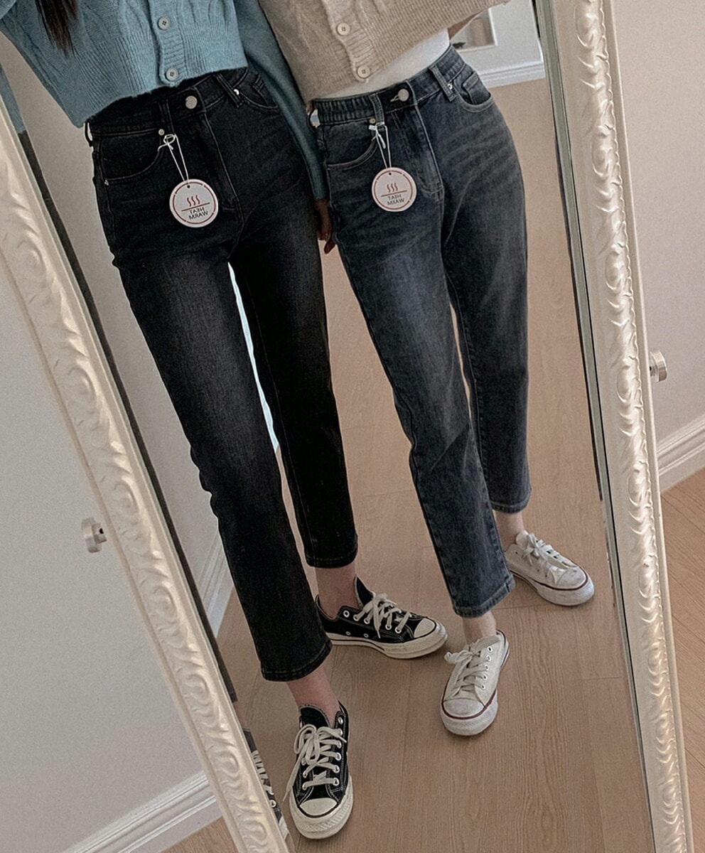 [メガ割りSALE]3TYPE裏起毛スキニーデニムパンツ・p455389