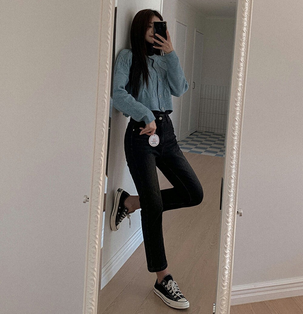 [メガ割りSALE]3TYPE裏起毛スキニーデニムパンツ・p455389