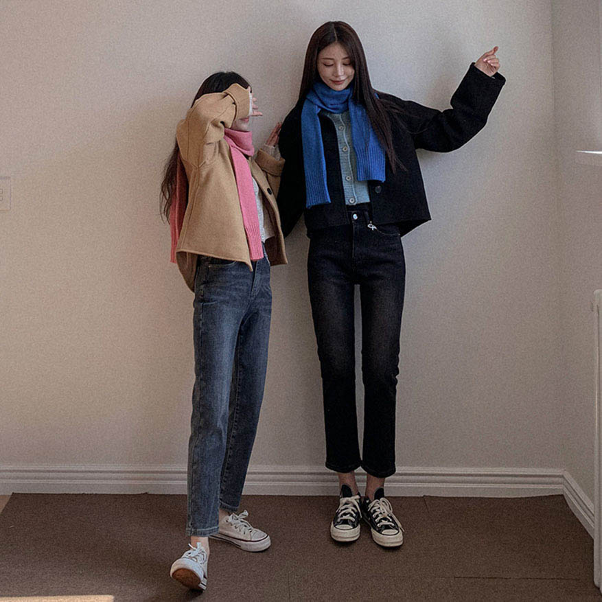 [メガ割りSALE]3TYPE裏起毛スキニーデニムパンツ・p455389