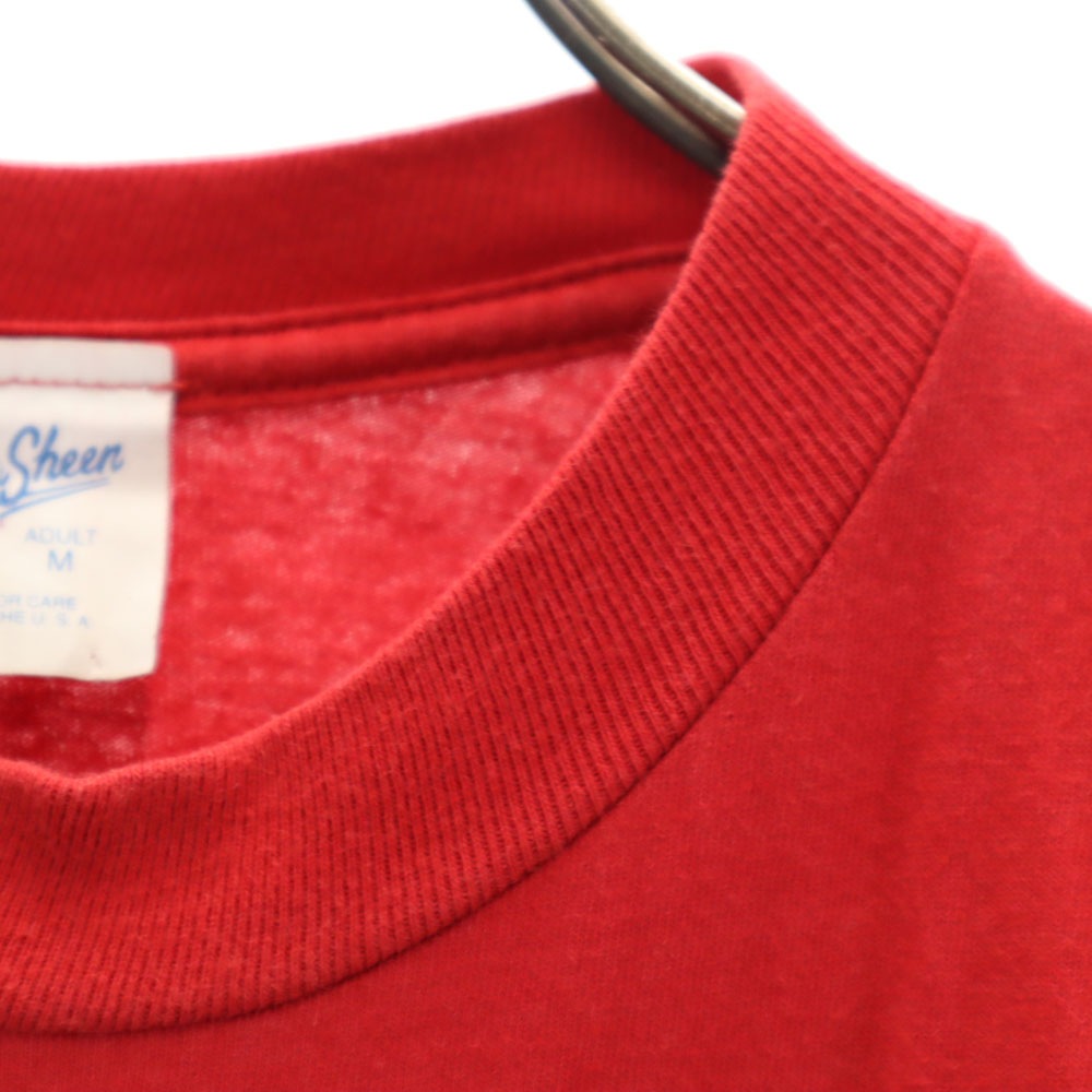 90s USA製 オールド ドナルド プリント 半袖 Tシャツ M レッド メンズ 90s USA製 オールド ドナルド プリント 半袖 Tシャツ M レッド メンズ