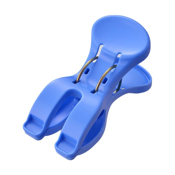 （まとめ） ダイヤ マッチョピンチ ブルー1セット（10個：2個5パック） 5セット