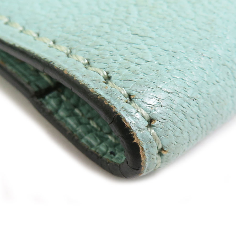 エルメス HERMES 手帳カバー レザー アイスブルー シルバー ユニセックス w1171a エルメス HERMES 手帳カバー レザー アイスブルー シルバー ユニセックス w1171a