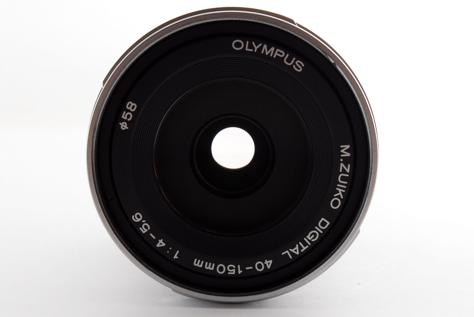 【中古】オリンパス OLYMPUS M.Zuiko DIGITAL 40-150mm f/4-5.6 R ED MSC シルバー ズイコーデジタル 美品 マイクロフォーサーズマウント